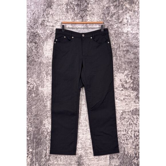 Outlier NYC Pants 31 x 27 Mens Doubleweave Canvas 5 Pocket Black - Picture 1 of 6